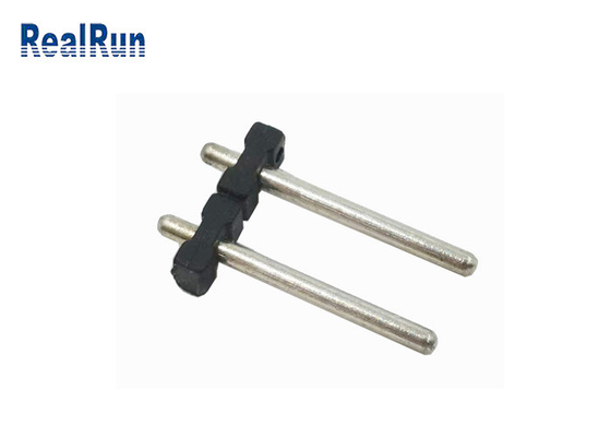Επιγραφή καρφιτσών PBT 5.0mm γύρω από τον ενιαίο υπόλοιπο κόσμο επιγραφών 10A συνδετήρων καρφιτσών H2.0 1X2P