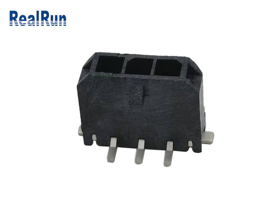 LCP UL 94V-0 3 κάθετος SMD επιγραφών καρφιτσών κασσίτερος μεταλλινών συνδετήρων κάλυψε 2-1445053-3