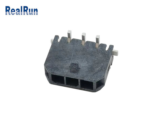 LCP UL 94V-0 3 κάθετος SMD επιγραφών καρφιτσών κασσίτερος μεταλλινών συνδετήρων κάλυψε 2-1445053-3