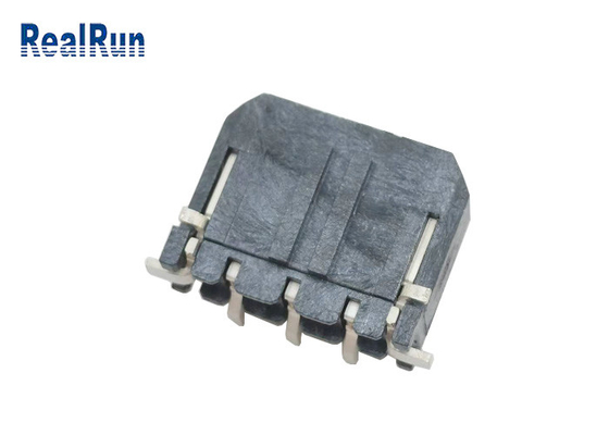 LCP UL 94V-0 3 κάθετος SMD επιγραφών καρφιτσών κασσίτερος μεταλλινών συνδετήρων κάλυψε 2-1445053-3
