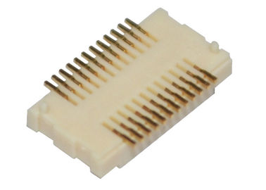 0.5A 0.5mm συνδετήρας 24 πισσών PA6T BTB συνδετήρας επιγραφών ΣΥΝΕΧΟΎΣ 500V PCB καρφιτσών