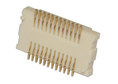 0.5A 0.5mm συνδετήρας 24 πισσών PA6T BTB συνδετήρας επιγραφών ΣΥΝΕΧΟΎΣ 500V PCB καρφιτσών