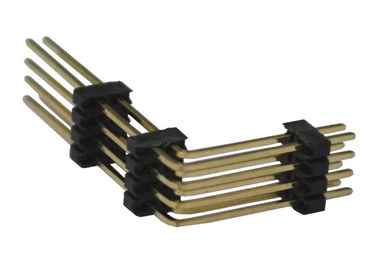 Ο Μαύρος 8 συνδετήρας 1.27mm επιγραφών καρφιτσών πλαστικό τρίτου τύπου σωστής γωνίας υπόλοιπου κόσμου δύο