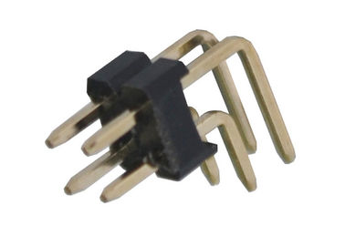 Διπλός συνδετήρας 2.54mm X 2.5mm επιγραφών καρφιτσών υπόλοιπου κόσμου σωστής γωνίας αντίσταση μόνωσης