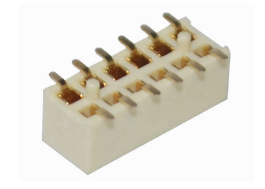 12 θηλυκός συνδετήρας 2.0mm PCB συνδετήρων επιγραφών καρφιτσών διπλός τύπος υπόλοιπου κόσμου SMT πισσών