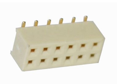 12 θηλυκός συνδετήρας 2.0mm PCB συνδετήρων επιγραφών καρφιτσών διπλός τύπος υπόλοιπου κόσμου SMT πισσών