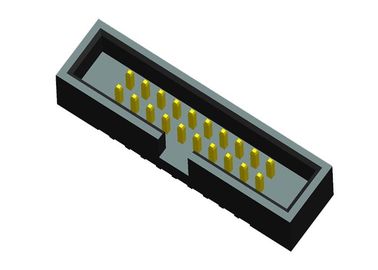 η επιφάνεια 1.27mm τοποθετεί το καλώδιο στη χρυσή λάμψη 180 βαθμός δύο συνδετήρων πινάκων σειρές