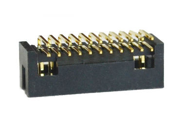 Υψηλής θερμοκρασίας συνδετήρας 1.27mm σωστή γωνία 1.0AMP επιγραφών PCB πισσών