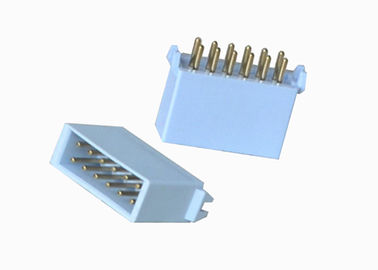 Μπλε ΕΜΒΥΘΙΣΗ 12 ευθύ παράθυρο τύπος 2.54mm συνδετήρων επιγραφών καρφιτσών 180 βαθμού πίσσα