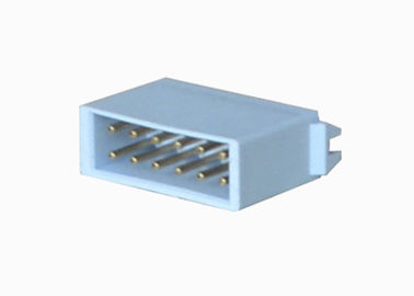 Μπλε ΕΜΒΥΘΙΣΗ 12 ευθύ παράθυρο τύπος 2.54mm συνδετήρων επιγραφών καρφιτσών 180 βαθμού πίσσα
