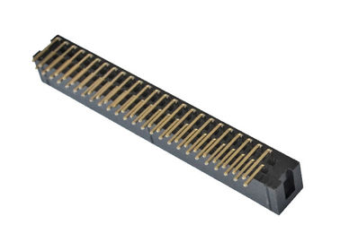 Συνδετήρας τύπος 2.54mm πίσσα 50 PCB σωστής γωνίας παραθύρων 90 βαθμού επιγραφή καρφιτσών