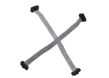 10 επίπεδο καλώδιο 1.27mm καρφιτσών IDC εύκαμπτο καλώδιο καλωδίων κορδελλών πισσών που επιβιβάζεται