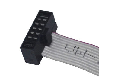 10 επίπεδο καλώδιο 1.27mm καρφιτσών IDC εύκαμπτο καλώδιο καλωδίων κορδελλών πισσών που επιβιβάζεται
