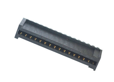 2.54mm πίνακας 32 καρφιτσών για να επιβιβαστεί συνδετήρων στο συγκολλώντας Μαύρο επιγραφών καρφιτσών αρσενικό