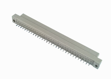 PBT θηλυκό DIN 41612 συνδετήρας 2.54mm πίσσα ευθύς διπλός υπόλοιπος κόσμος 180 βαθμού