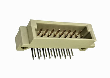 2x8 αρσενική σωστή γωνία DIN 41612 επιγραφών καρφιτσών 2.54 χιλ. διπλός υπόλοιπος κόσμος 90 βαθμός