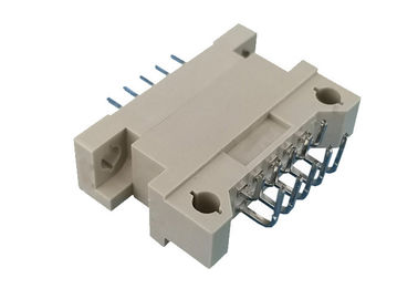 Θηλυκή ευθεία επιγραφή DIN 41612 καρφιτσών 2x5 διπλός υπόλοιπος κόσμος 180 Degre για τον πίνακα PCB