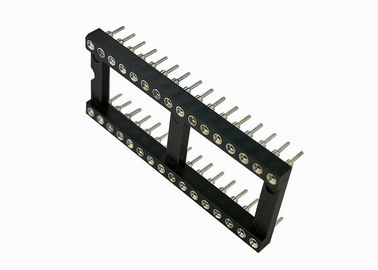 Ολοκληρωμένο κύκλωμα 16 υπόλοιπος κόσμος 2.54mm πίσσα 7,62 υποδοχών ορείχαλκου καρφιτσών 180°Two συνδετήρας ακρών καρτών
