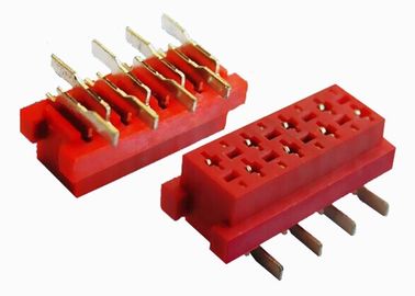 Θηλυκό καλώδιο επιγραφών IDC Connector1.27mm για να επιβιβαστεί στον τύπο καλωδίων Τύπου 6 καρφιτσών
