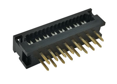 2.54mm 16 καρφιτσών IDC λειτουργούσα τάση εναλλασσόμενου ρεύματος/συνεχούς ρεύματος επιγραφών UL 94V 0 60V συνδετήρων αρσενική