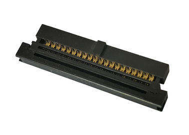 Συνδετήρας 1.27mm ύφους IDC τριών κομματιού καλώδιο για να επιβιβαστεί στην επαφή χαλκού φωσφόρων