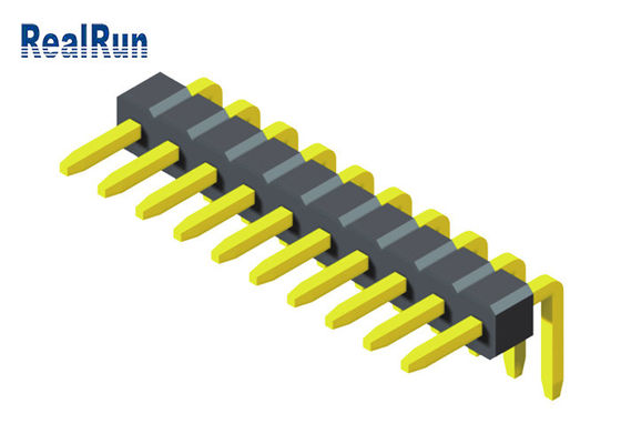 PA6T 1.0mm συνδετήρας επιγραφών σωστής γωνίας πισσών 10P
