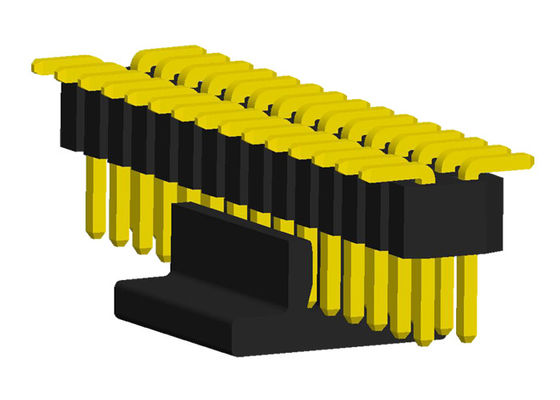SMT 0.75A 1.0mm διπλή επιγραφή καρφιτσών υπόλοιπου κόσμου πισσών PA6T UL94V-0