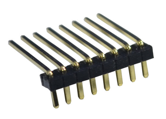 8P 90 βαθμός 1.0mm αρσενικός συνδετήρας 500VAC επιγραφών ύψους