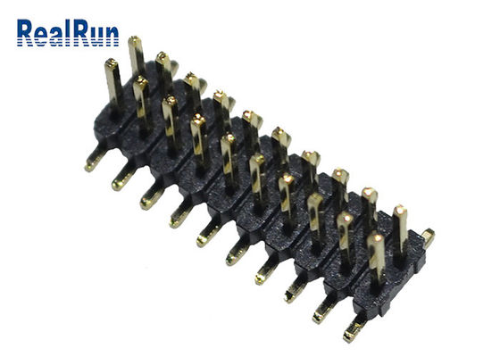 Ο διπλός υπόλοιπος κόσμος 20P κάθετο 500VAC 1.27mm SMD τοποθετεί το συνδετήρα επιγραφών