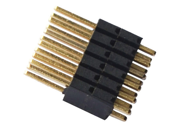 PA9T διπλός υπόλοιπος κόσμος μονωτών 1.27mm συνδετήρας επιγραφών καρφιτσών ύψους