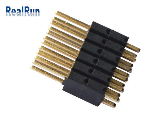 PA9T διπλός υπόλοιπος κόσμος μονωτών 1.27mm συνδετήρας επιγραφών καρφιτσών ύψους