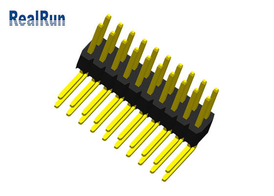 Σωστή γωνία 1.27mm UL94V-0 μέσω του συνδετήρα PA6T PCB τρυπών