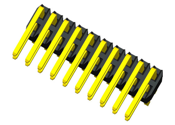 Σωστή γωνία 1.27mm UL94V-0 μέσω του συνδετήρα PA6T PCB τρυπών