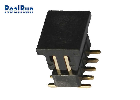 Ο συνδετήρας 1.27mm PCB επιφάνεια πισσών 1A PA6T τοποθετεί την επιγραφή καρφιτσών