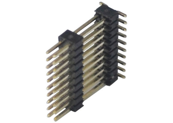 Επιγραφή καρφιτσών χρυσής επένδυσης UL 94V-0 2.0mm 8P SMT SMD