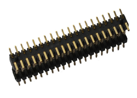 Επιγραφή καρφιτσών χρυσής επένδυσης UL 94V-0 2.0mm 8P SMT SMD