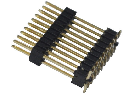 Επιγραφή καρφιτσών χρυσής επένδυσης UL 94V-0 2.0mm 8P SMT SMD