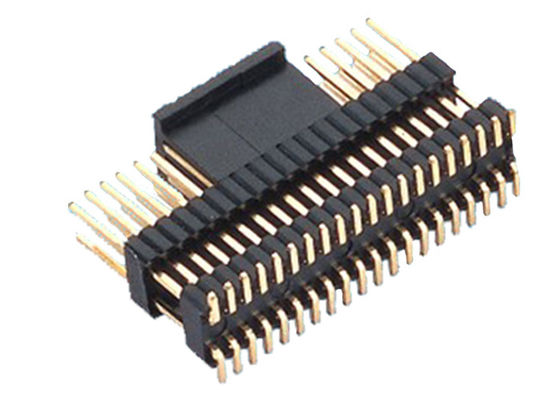 Επιγραφή καρφιτσών χρυσής επένδυσης UL 94V-0 2.0mm 8P SMT SMD