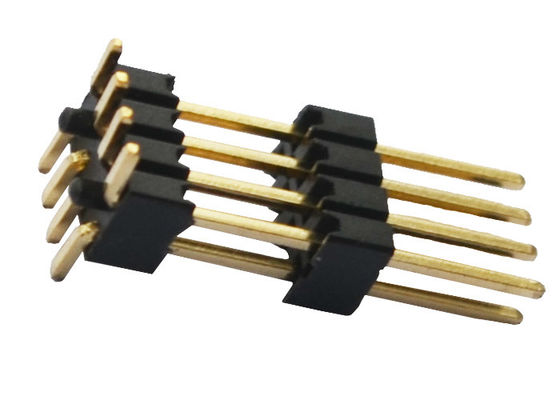 Συνδετήρας 1.27mm επιγραφών καρφιτσών UL 94V-0 πίσσα με το γόμφο θέσης