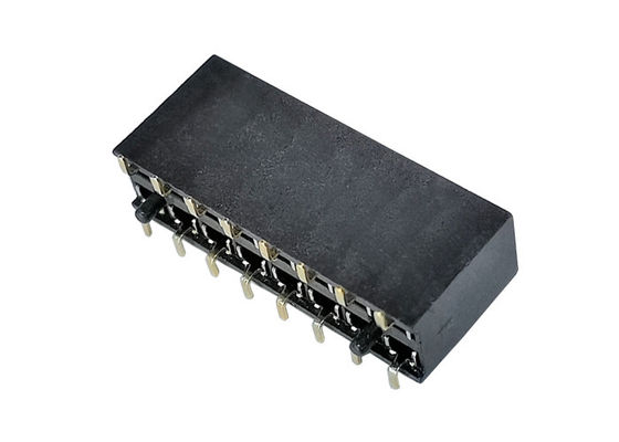 PA9T διπλός υπόλοιπος κόσμος 2.54mm πίσσα 8.5mm θηλυκή επιγραφή ύψους SMT