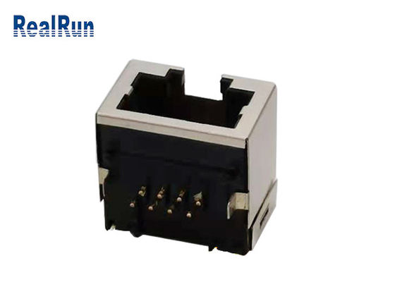 UL94V-0 1.5AMP RJ45 Jack μέταλλο συνδετήρων που προστατεύεται μορφωματικό