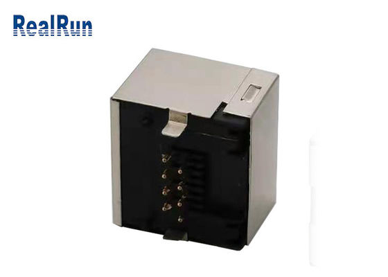 UL94V-0 1.5AMP RJ45 Jack μέταλλο συνδετήρων που προστατεύεται μορφωματικό