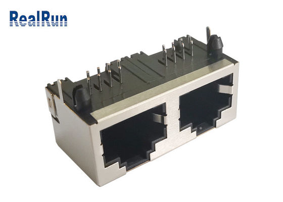 RJ45 τα σωστά PCB 8P8C τοποθετούν το μορφωματικό Jack προστατευμένος ο μέταλλο μορφωματικός Jack