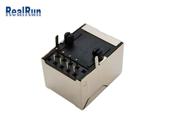 Υποδοχή 125V δικτύων PBT UL94V-0 10p8c RJ45 χωρίς υποδοχή των οδηγήσεων