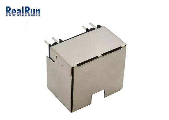 PA46 1 μορφωματικό Jack RJ45 κράμα χαλκού συνδετήρων PCB λιμένων Rj45