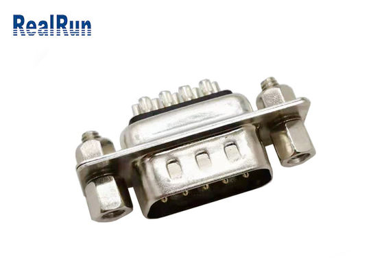 5 Amp ευθύς αρσενικός συνδετήρας VGA DB 9P με τη βίδα δύο κλειδαριών