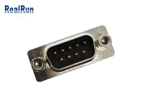 5 Amp ευθύς αρσενικός συνδετήρας VGA DB 9P με τη βίδα δύο κλειδαριών