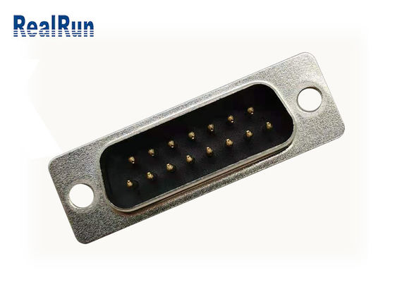 Subminiature σφραγισμένη συνδετήρας επαφή ευθύ PBT Δ 15 καρφιτσών