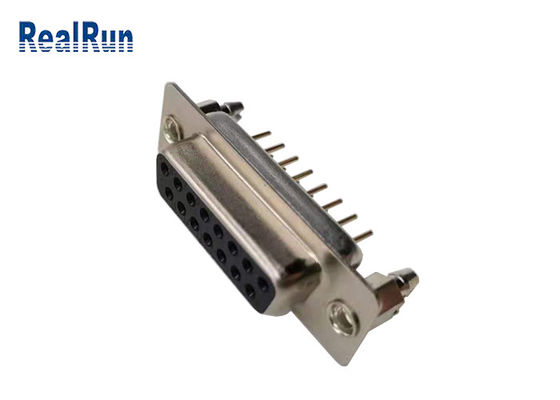 Ευθύ DP 15 ΥΠΟ- συνδετήρας άνδρα-γυναίκας PBT PCB 1000VAC Δ καρφιτσών