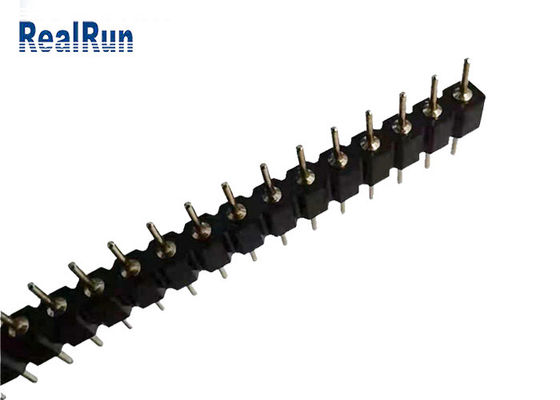 PCB ΕΜΒΥΘΙΣΗΣ 2.54mm γύρω από χρυσό τελικό συνδετήρα επιγραφών καρφιτσών τον αρσενικό